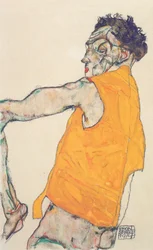 Self-Portrait in Yellow Vest